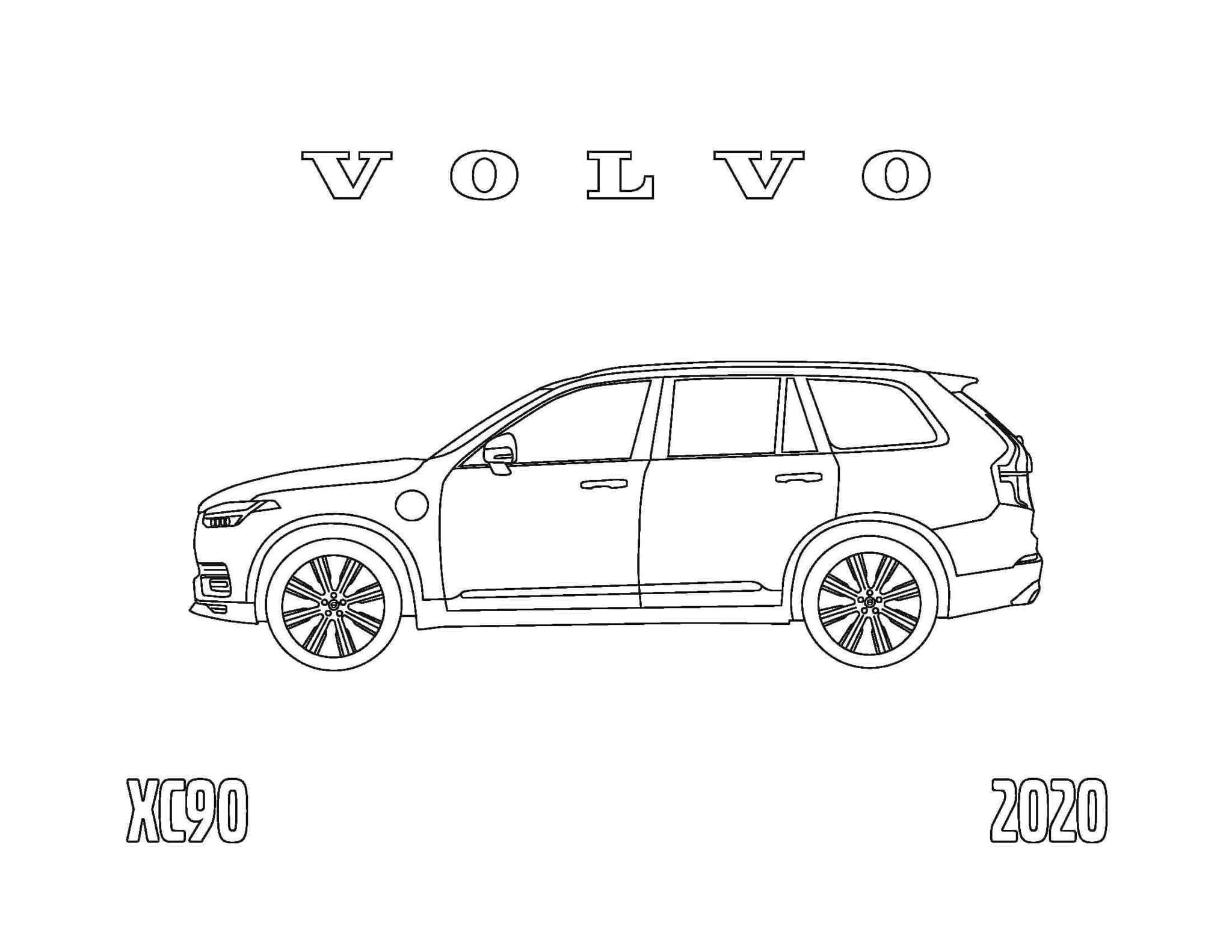 Auto Kleurplaat Volvo Kleurplatenactie 2020 745 x 1023 jpeg 111kb.